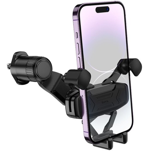 Автотримач Hoco H66 Gamble gravity linkage (air outlet) Black