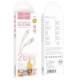 Дата кабель Hoco X97 Crystal color Type-C to Lightning 20W (1m) Light pink