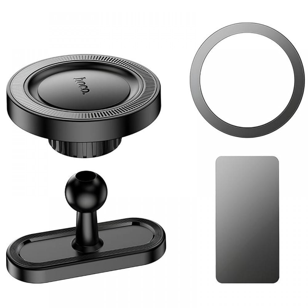 Автотримач Hoco H58 Show ring magnetic (multi-scene) Black