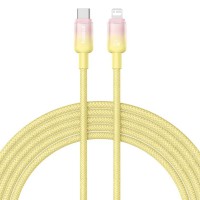 Дата кабель Baseus Discolor Series Fast Charging Type-C to Lightning 20W (1m) (P10374901) Custard Yellow