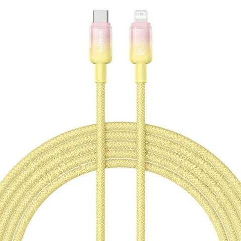 Дата кабель Baseus Discolor Series Fast Charging Type-C to Lightning 20W (1m) (P10374901) Custard Yellow
