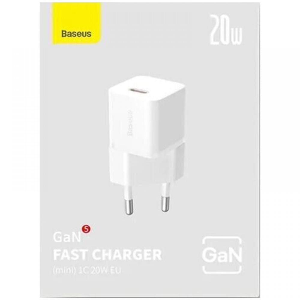 СЗУ Baseus GaN5 Fast Charger (mini) PD20W (1USB-C) (CCGN05010)
