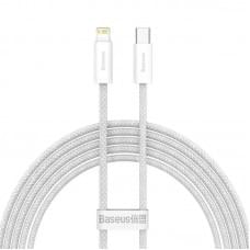 Дата кабель Baseus Dynamic Series Type-C to Lightning 20W (2m) (CALD0001) White