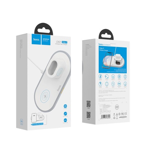 БЗП Hoco CW21 3in1 Білий