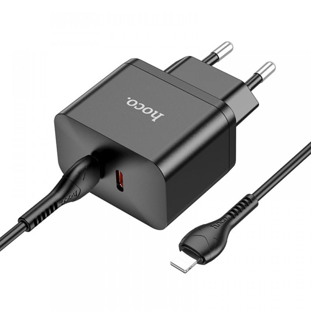 СЗУ Hoco N29 PD35W (2USB-C) + кабель Type-C to Lightning