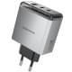 МЗП Borofone BN22 Lena PD65W (1USB-A/2C) Metal gray