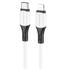 Дата кабель Borofone BX79 Type-C to Lightning (1m) Білий