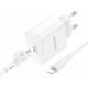 МЗП Borofone BA81A PD20W (1USB-C) + кабель Type-C to Lightning White