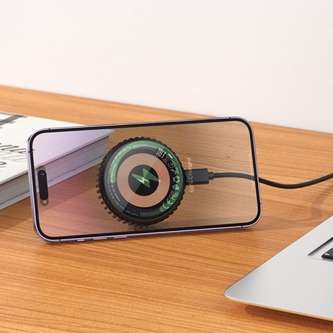 БЗП Hoco CW57 Air-cooled 15W magnetic wireless fast charger Black