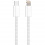 Дата кабель USB-C to Lightning FineWoven Mac PD for Apple (AAA) (1m) (no box)