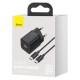 СЗУ Baseus Super Si Quick Charger 1C 25W + Cable Type-C to Type-C 3A (1m) (TZCCSUP-L)