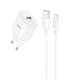 МЗП Hoco C140A Smart QC3.0 18W (1USB-A) + кабель USB to MicroUSB White