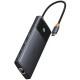 Перехідник HUB Baseus Metal Gleam II OS 10in1 Dual Display (B00061800123-01) Cosmic Black Перехідник HUB Baseus Metal Gleam II OS 10in1 Dual Display (B00061800123-01) Cosmic Black