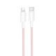 Дата кабель Borofone BX117 Source Type-C to Lightning 27W (1m) Pink