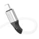 Дата кабель Hoco X86 Spear Type-C to Lightning 20W (1m) White