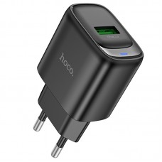 МЗП Hoco C140A Smart QC3.0 (1USB/3A) Black