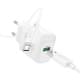 МЗП Hoco C140A Smart QC3.0 18W (1USB-A) + кабель USB to MicroUSB White