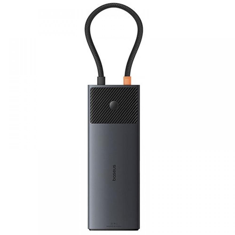 Перехідник HUB Baseus Metal Gleam II OS 10in1 Dual Display (B00061800123-01) Cosmic Black