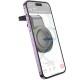 Автотримач Hoco H59 Show ring magnetic (L air outlet) Black / Metal gray