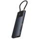 Перехідник HUB Baseus Metal Gleam II OS 10in1 Dual Display (B00061800123-01) Cosmic Black Перехідник HUB Baseus Metal Gleam II OS 10in1 Dual Display (B00061800123-01) Cosmic Black