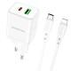 МЗП Borofone BN7 PD20W+QC3.0 (1USB-A/1C) + Type-C to Lightning White