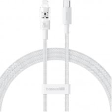 Дата кабель Baseus Gem Fast Charging Type-C to Lightning 20W (2m) (P10373001211-01) Moon White