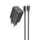 МЗП Hoco N62 Gentle PD30W (1USB-C) + кабель Type-C to Lightning Black