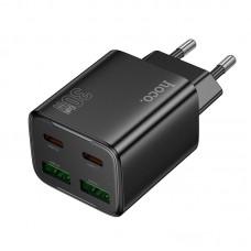 МЗП Hoco N56 Fundador PD30W four-port (2C2A) Black