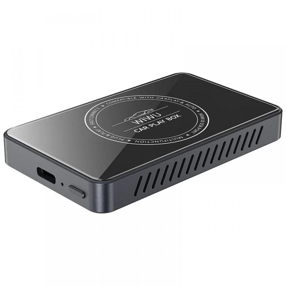 Адаптер WIWU Wi-CP004 Play box car wireless CarPlay (iOS + Android) Black