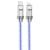 Дата кабель Hoco U113 Solid 20W Type-C to Lightning (1m) Blue