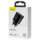 МЗП Baseus Speed Mini Quick Charger 20W (1USB-C) (CCFS-S) Чорний