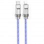 Дата кабель Hoco U113 Solid 20W Type-C to Lightning (1m) Blue