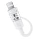 Дата кабель Baseus Gem Fast Charging Type-C to Lightning 20W (2m) (P10373001211-01) Moon White