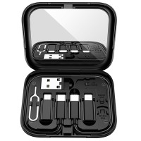 Дата кабель Hoco U114 Treasure box 60W (0.28m) Black