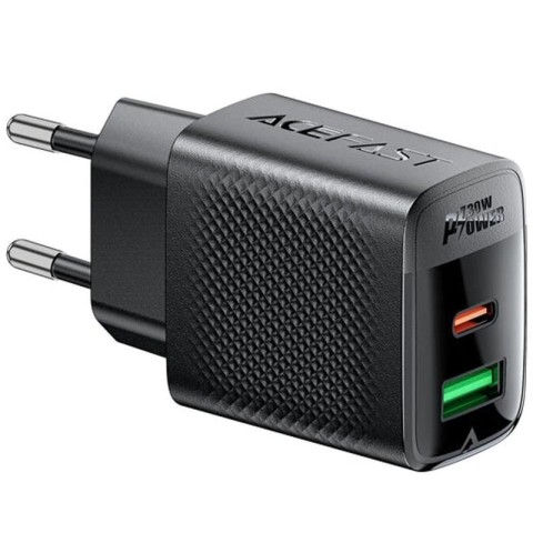 МЗП Acefast A98 PD30W+QC3.0 GaN (1USB-A/1C) Black