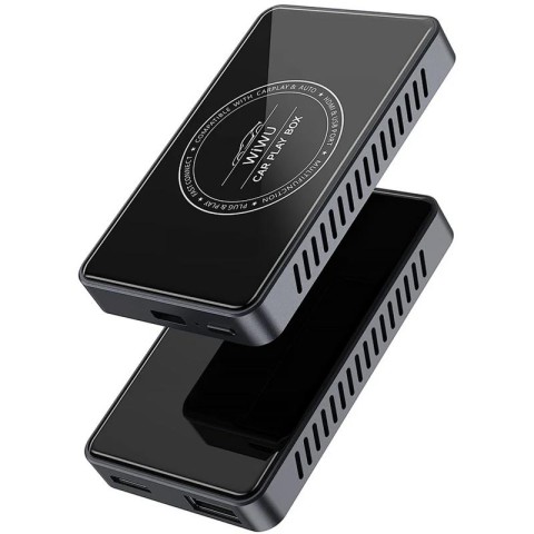 Адаптер WIWU Wi-CP004 Play box car wireless CarPlay (iOS + Android) Black