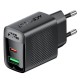 МЗП Acefast A98 PD30W+QC3.0 GaN (1USB-A/1C) Black