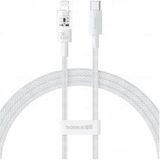 Дата кабель Baseus Gem Fast Charging Type-C to Lightning 20W (2m) (P10373001211-01) Moon White