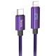 Дата кабель Hoco U125 Benefit 27W Type-C to Lightning (1.2m) Purple
