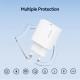 МЗП Usams US-OYXLTZ01 CC226 PD20W (1USB-C) + кабель Type-C to Type-C White