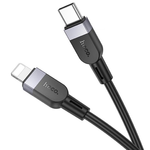 Дата кабель Hoco X109 Energy silicone Type-C to Lightning (3m) Black