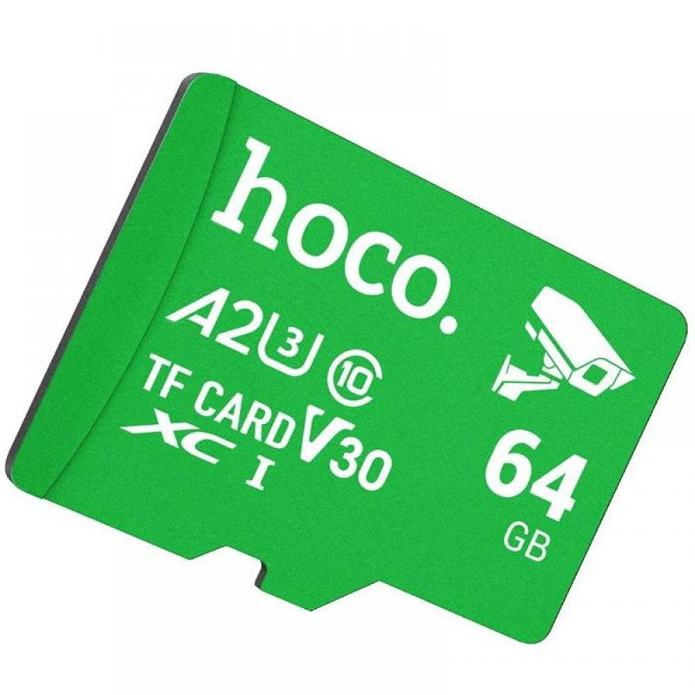 Карта пам'яті Hoco microSDXC Class 10 - 64GB (без адаптера) Green
