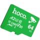 Карта пам'яті Hoco microSDXC Class 10 - 64GB (без адаптера) Green