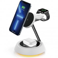 БЗП WIWU Wi-W002 3 in 1 wireless charger White