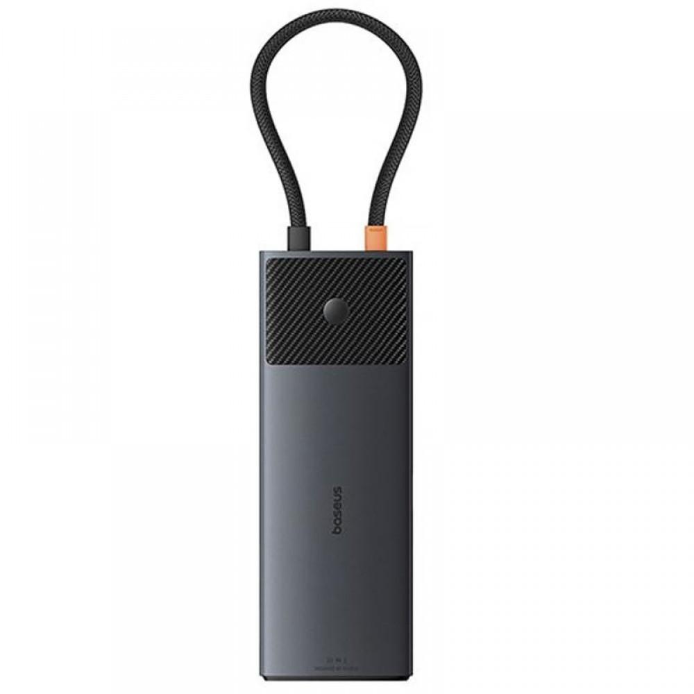 Перехідник HUB Baseus Metal Gleam II OS 10in1 Dual Display (B00061800123-01) Cosmic Black