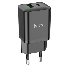 МЗП Hoco N28 Founder PD20W+QC3.0 (1USB-A/1C) Black