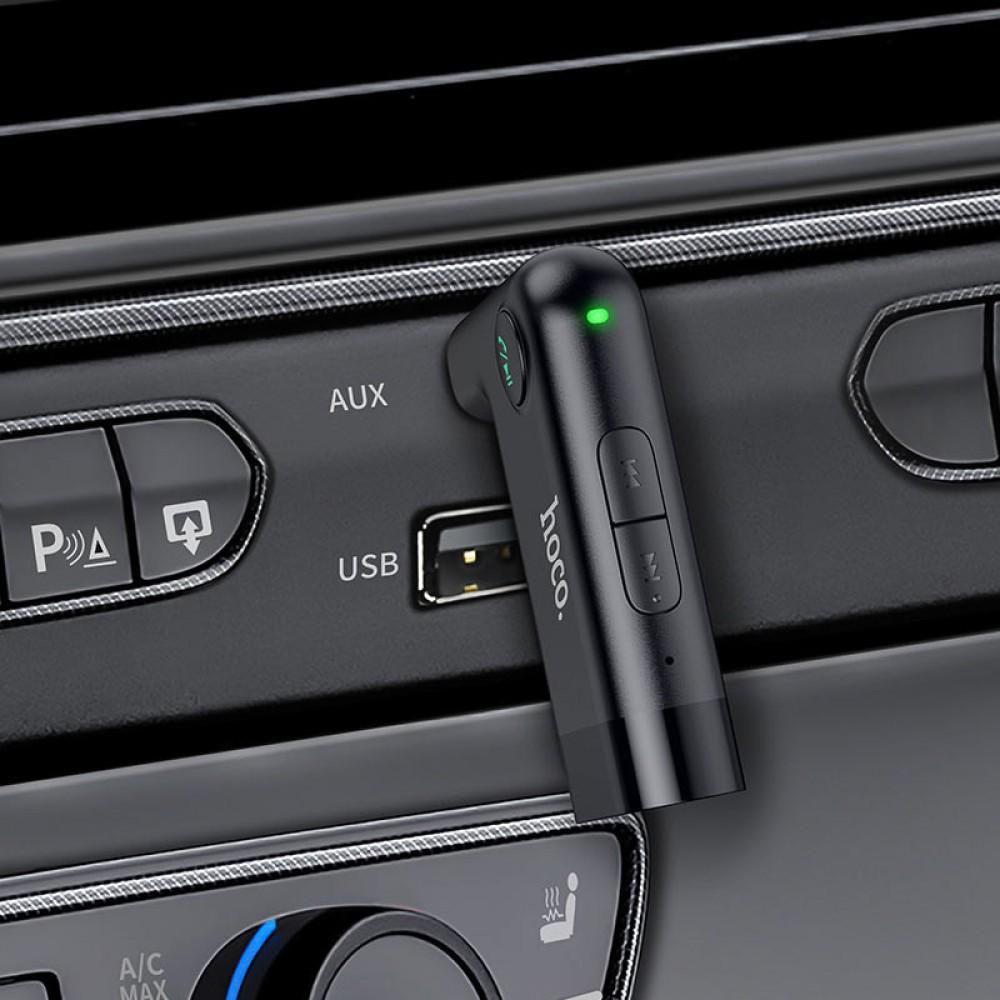 Bluetooth FM Трансмітер Hoco E53 Dawn Sound, бездротовий Чорний