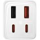 МЗП Baseus GaN6 Pro OS 65W (2USB-A/2C) + кабель Type-C to Type-C (P10162701) White