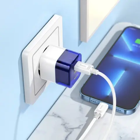 СЗУ Hoco C125A Transparent PD20W (1USB-C)