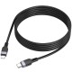 Дата кабель Hoco X109 Energy silicone Type-C to Lightning (3m) Black